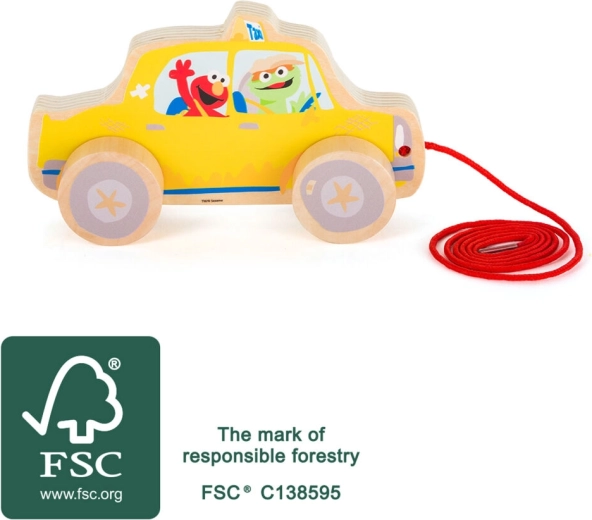 Small Foot Ťahacie taxi Sezam, otvor sa!