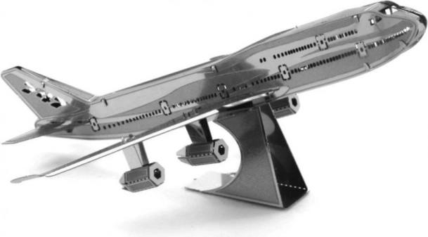 METAL EARTH 3D puzzle Dopravné lietadlo Boeing 747