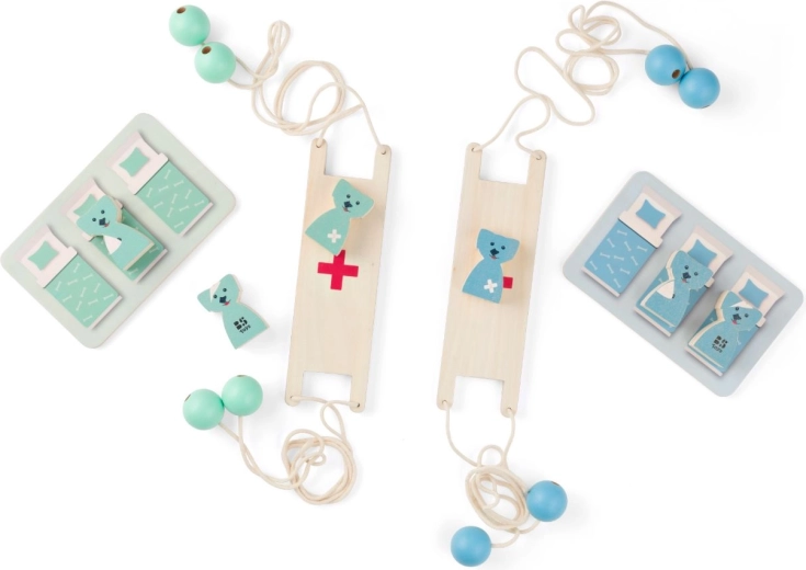 Zachráň psíka – balančná drevená kooperatívna hra