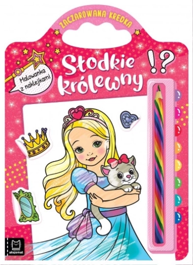 omaľovánky s nálepkami – sladké princezné