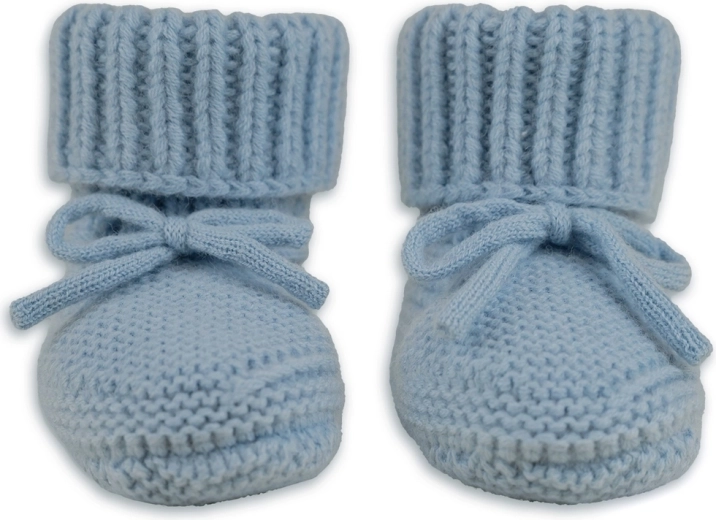 Lodger pletené merino capačky blue fogg 0–6 mesiacov