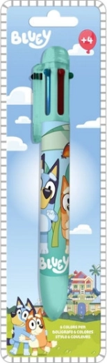 Guľôčkové pero 6 farieb BLUEY