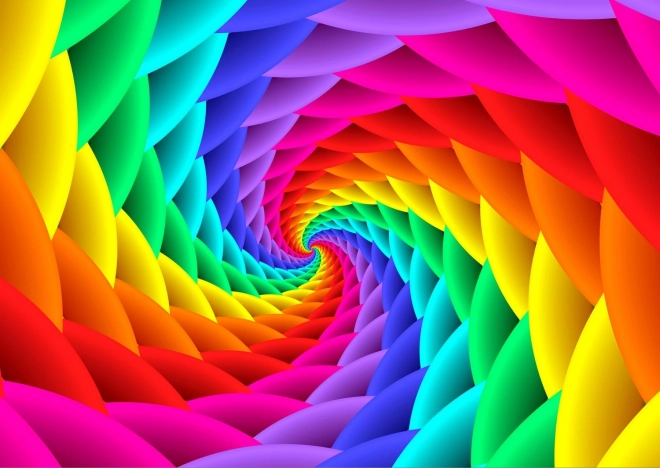 Enjoy puzzle Gradient Dúhový vír 1000 dielikov