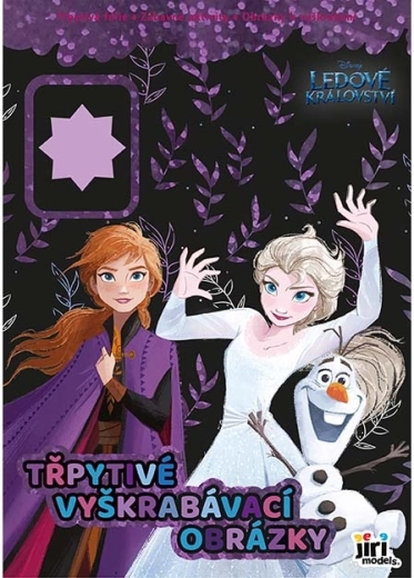 Trblietavé vyškrabovacie obrázky Ľadové kráľovstvo