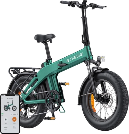 Engwe EP-2 3.0 Boost skladací elektrický bicykel 250 W 20" zelený