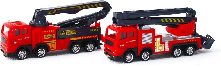 Hasičské auto s otočným hasiacim ramenom
