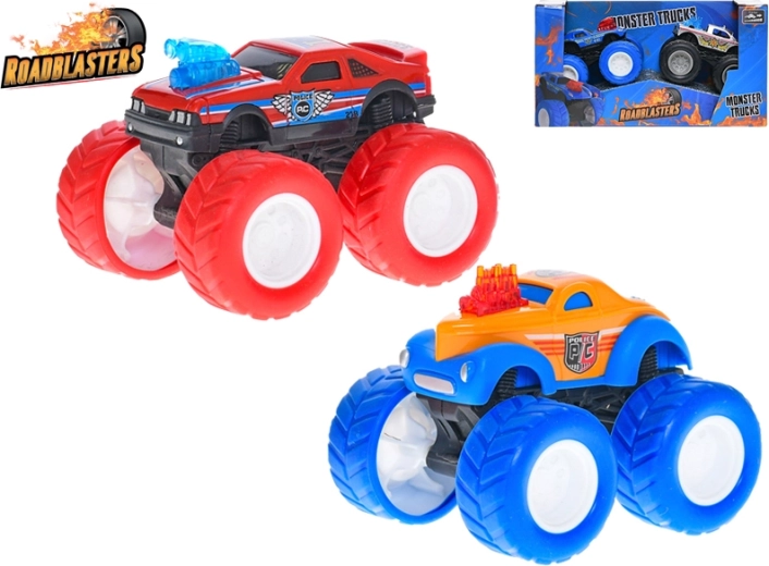 Sada monster truckov Roadblasters so zotrvačníkom 8 cm