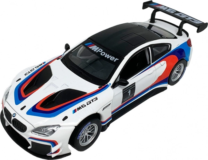 Kovový model BMW M6 GT3 1:32 so svetlami a zvukmi