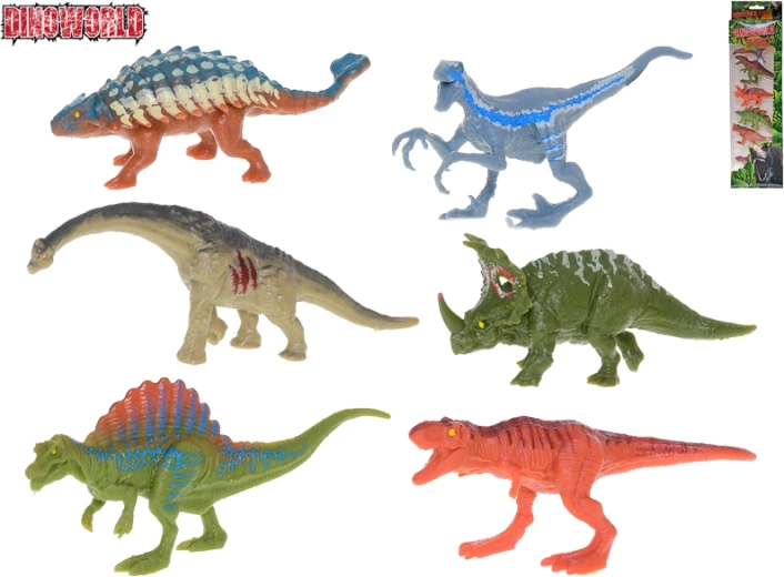 Sada Dinoworld dinosaury – 6 realistických figúrok