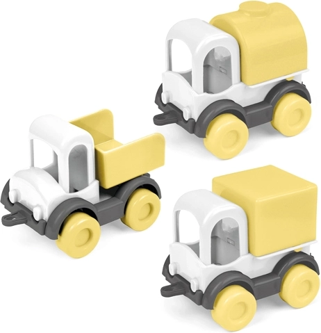 Wader Kid Cars Trio slnečné ráno – sada 3 autíčok (10 cm)