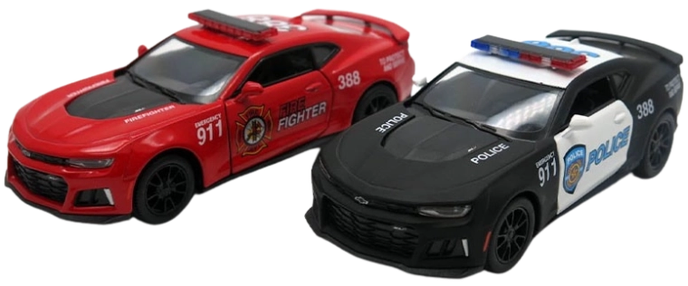 Kovový model auta 2017 Camaro ZL1 polícia