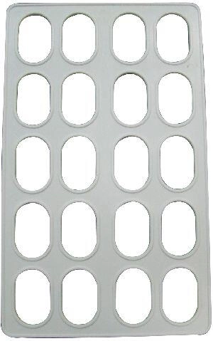 Šablóna na minilaskonky 30 × 18 cm, 20 otvorov