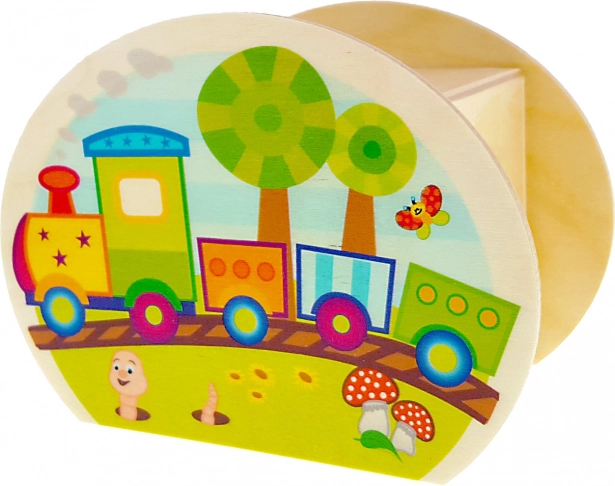 Hess drevená pokladnička Vláčik