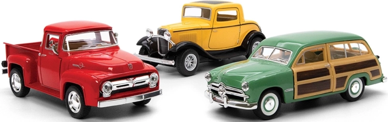 Kovový model auta Ford Classic