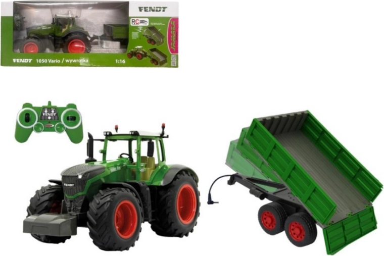 RC traktor Fendt 1050 Vario 1:16 s prívesom Jamara