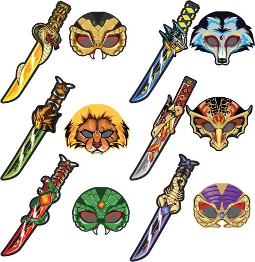 Penený samurajský meč