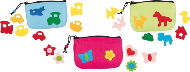 Goki kreatívna sada – taštička na dozdobenie (mix farieb)