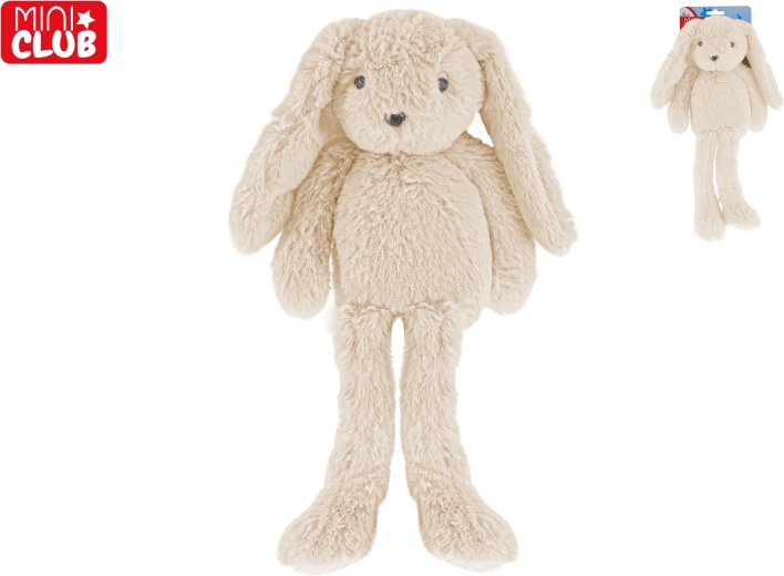 Mini Club béžový plyšový zajačik s dlhými nohami 37 cm