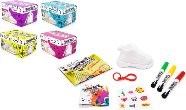 Sneak Artz kreatívna sada na výrobu mini tenisiek – prívesok