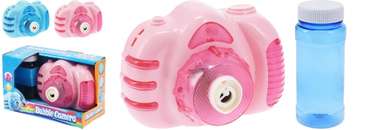 Bublifuk v tvare fotoaparátu pre deti s melódiami