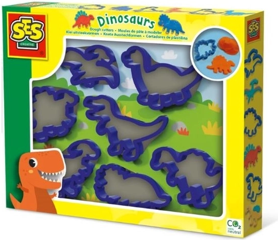 SES vykrajovačky na cesto a modelínu – dinosaury