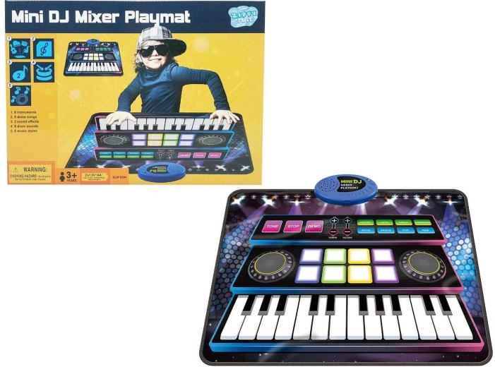 Adar interaktívna hudobná podložka piano 39 × 28 cm so zvukom - 1 kus