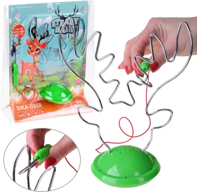 Elektrický labyrint kolízie Hra zručnosti