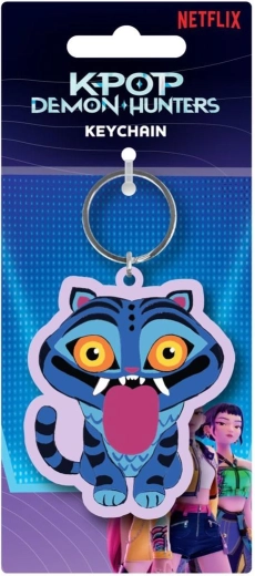 Gumená kľúčenka K-pop Demon Hunters – modrý tiger