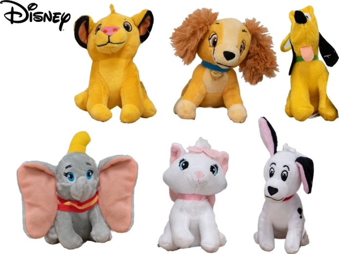 Disney plyšový prívesok na kľúče 11–12 cm