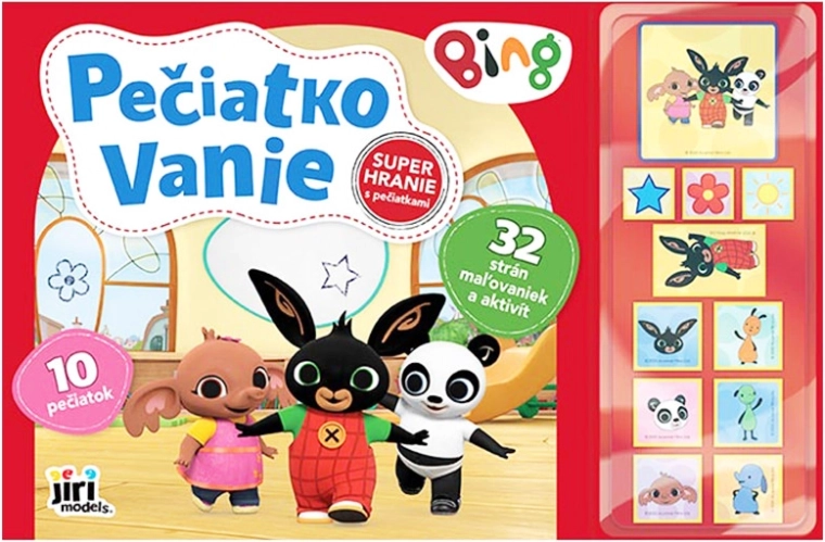 Zošitky na pečiatkovanie BING – kreatívna sada pre deti