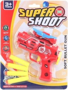 Pistola na penové náboje pre deti