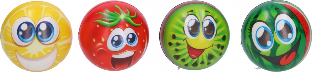 Loptička s ovocným motívom 10 cm