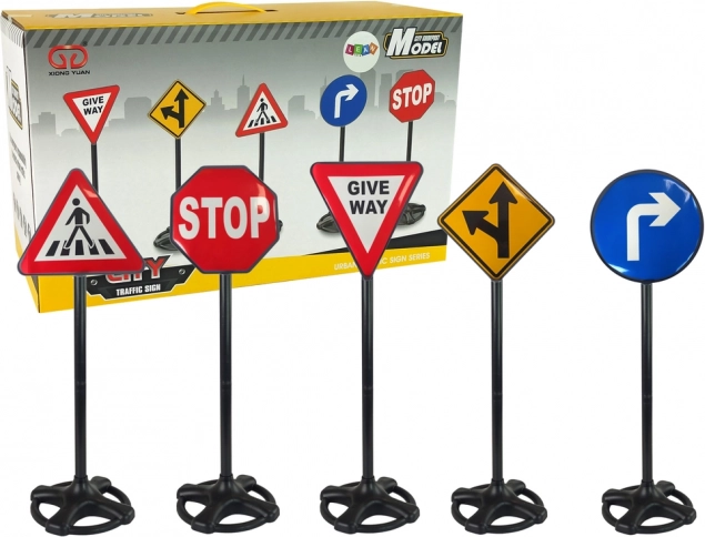 Veľká vzdelávacia sada dopravných značiek 82 cm