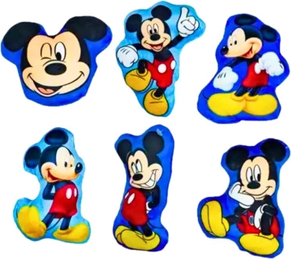Plyšový vankúšik Mickey Mouse 15 cm (assort) - 1 kus
