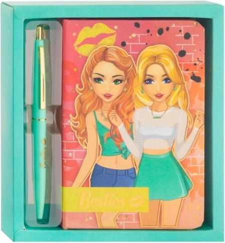 Zápisník Besties 15 × 10 cm s perom, 90 listov