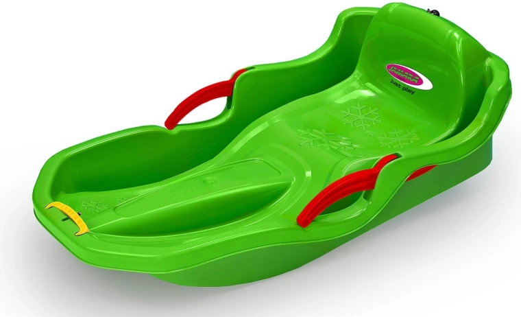 Bob Snow Play Comfort 80 cm zelený s ručnými brzdami