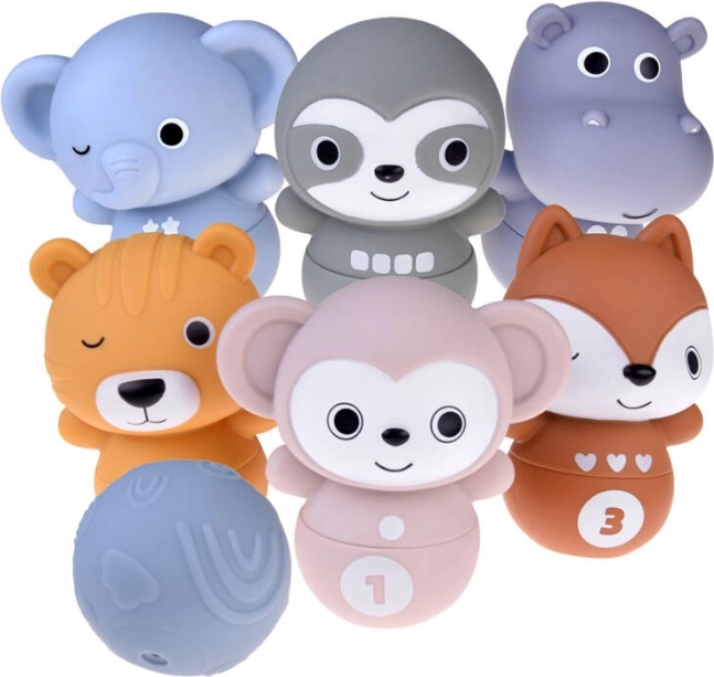 Detská hra Bowling so zvieratkami Zoo