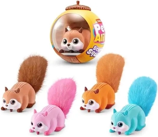 ZURU Pets Alive interaktívna veverička v prekvapivej guli - 1 kus