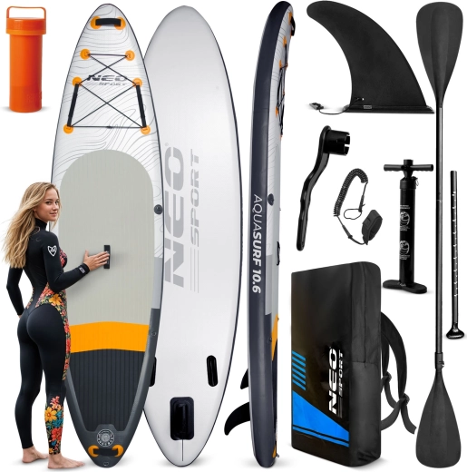 Neo-Sport Aquasurf 10’6 nafukovací paddleboard (SUP) 320 × 84 × 15 cm – set s príslušenstvom