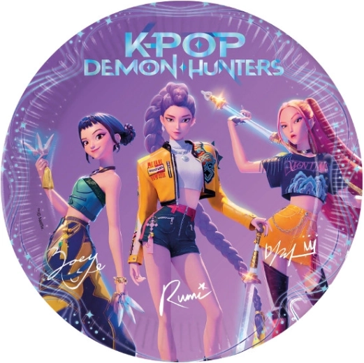 Papierové taniere Demon hunters K-POP 23 cm (8 ks)