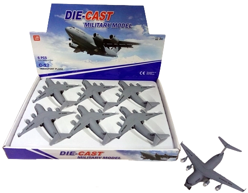 Kovový model lietadla BOEING C-17 v mierke 1:500