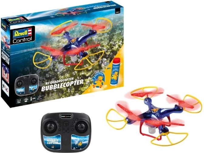 Revell RC kvadrokoptéra Bubblecopter s bublinkami Pustefix