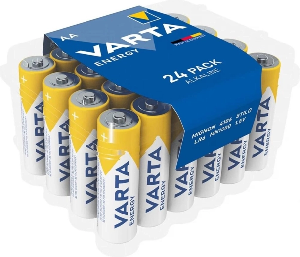 Alkalické tužkové batérie AA LR6 24 ks Varta