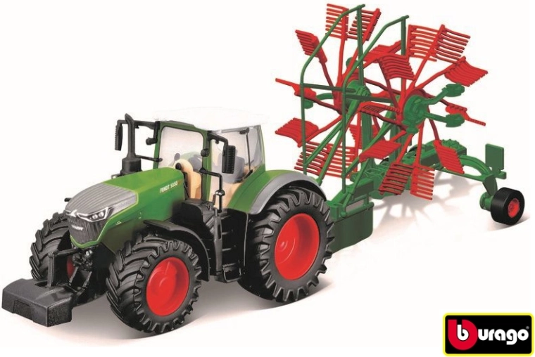 Fendt 1050 Vario so zhrňovačom sena 10 cm