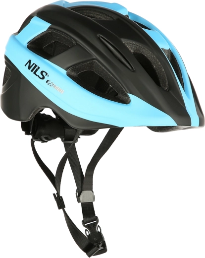 Cyklistická helma NILS Extreme MTV35J modrá – S (48–53 cm)