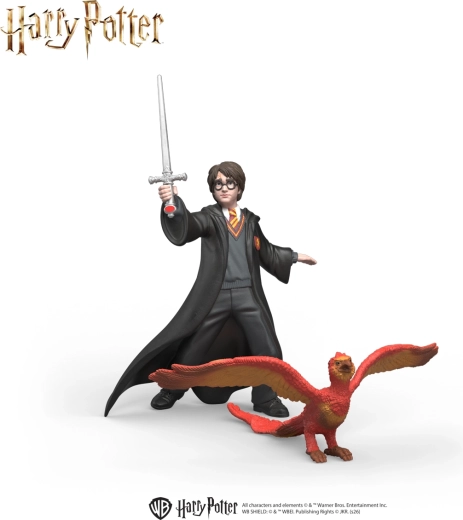 Harry Potter – Harry a Fawkes s mečom