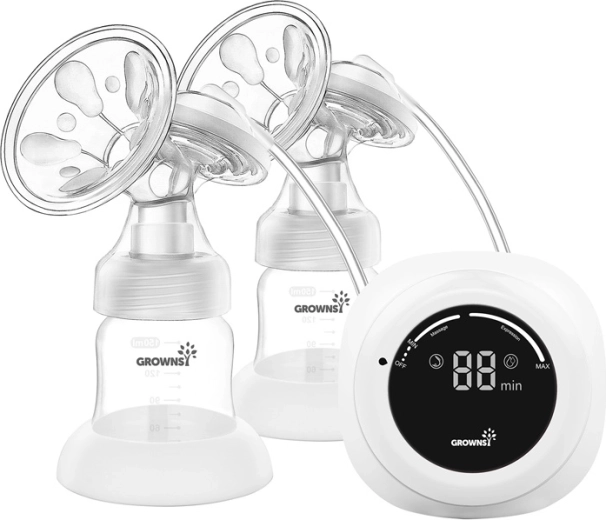 Dvojitá elektrická odsávačka materského mlieka Grownsy