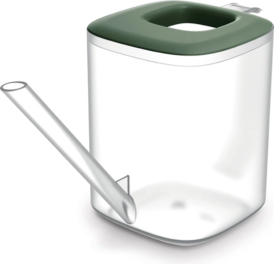 Krhla na polievanie Tubi 1 l – priehľadná, tmavozelená