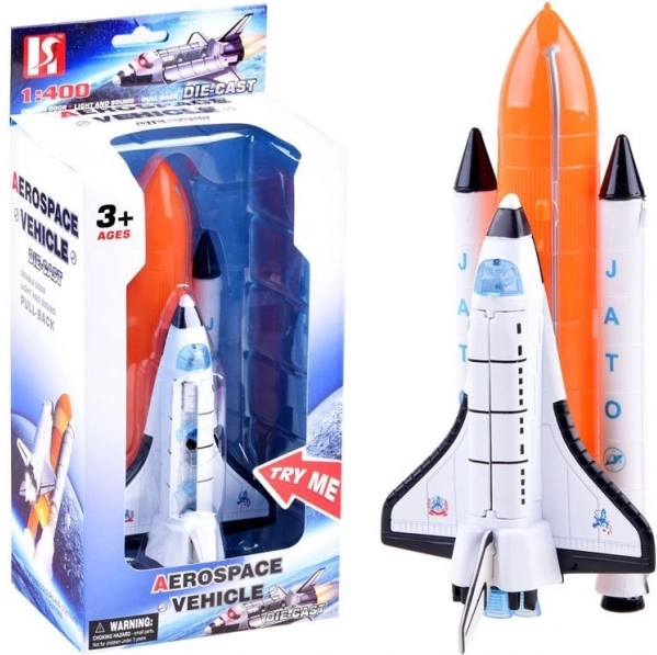 Raketoplán s efektami svetla a zvuku