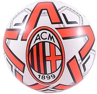 Brother futbalová lopta A.C. Milan 23 cm certifikovaná červeno-biela